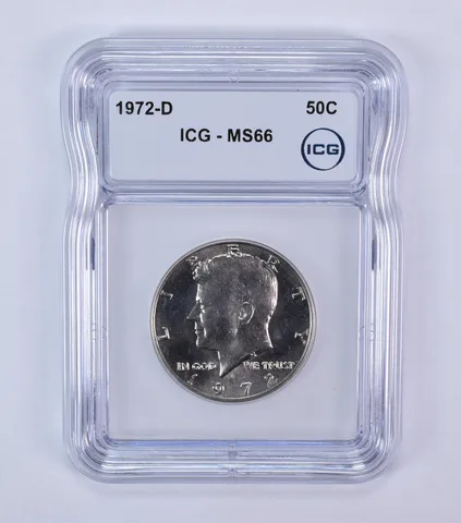 1972-D Kennedy Half Dollar MS66 ICG