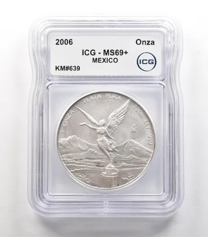 2006 Mo Mexico 1 Onza Silver Libertad KM#639 MS69+ ICG a6725
