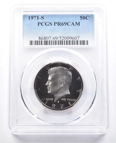 1971-S Kennedy Half Dollar PR69 CAM PCGS Blue Label