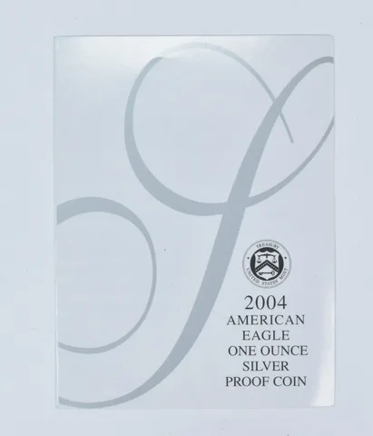 COA 2004-W American Silver Eagle Proof