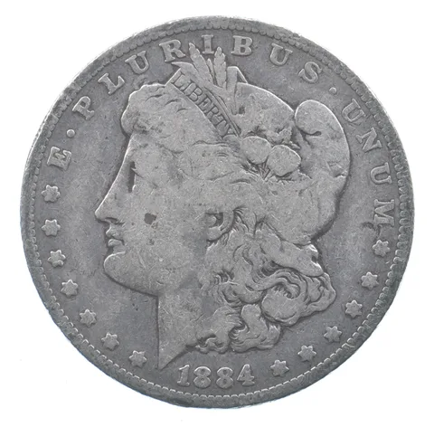 Early - 1884-O Morgan Silver Dollar - 90% US Coin *035