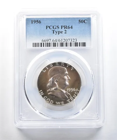 1956 Franklin Half Dollar Type 2 PR64 PCGS *1623
