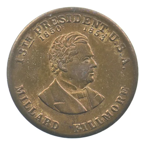 President Millard Fillmore - The American Louis Phillippe Medal Token *5015