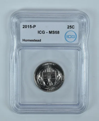 2015-P Washington Quarter ATB Homestead MS68 ICG