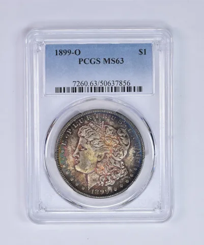 1899-O Morgan Silver Dollar MS63 PCGS Beautiful Tone *8032