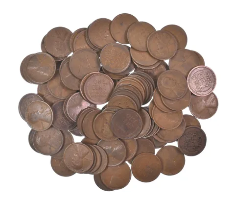 Lot of 100 1910-1919 Lincoln Wheat Cents - 2 Rolls - Collection *563
