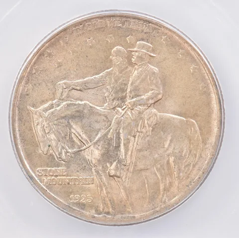 1925 Stone Mountain Commemorative Half Dollar MS64 ICG Beautiful Tone *0839