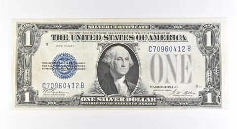1928 A $1 Silver Certificate Blue Seal Fr#1601 *0494