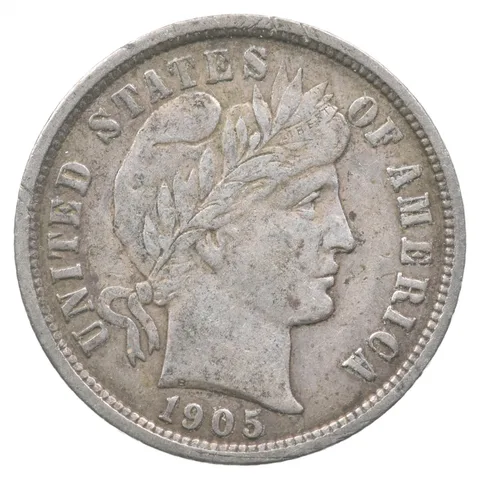 1905-O Barber Dime a7175