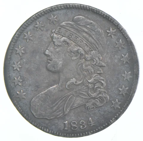 1834 Capped Bust Half Dollar - Small Date & Small Letters *1184