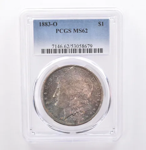 1883-O Morgan Silver Dollar MS62 PCGS Beautiful Tone *9295