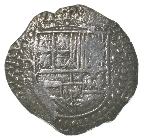 1600's Shipwreck Bolivia 8 Reales Philip III *6437