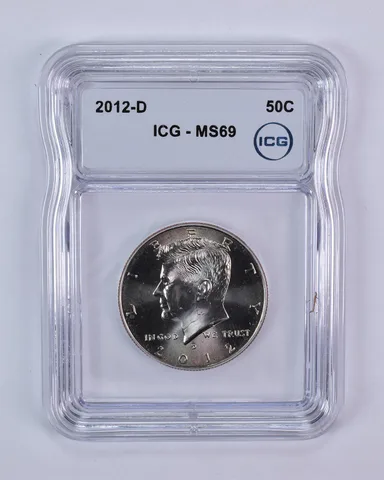 2012-D Kennedy Half Dollar MS69 ICG