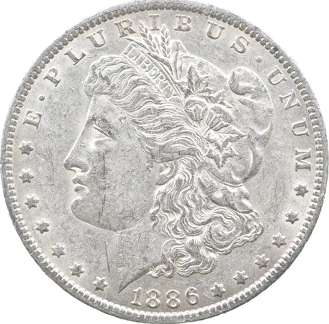 1886-O Morgan Silver Dollar a5195