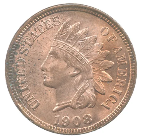 1908 Indian Head Cent *7058