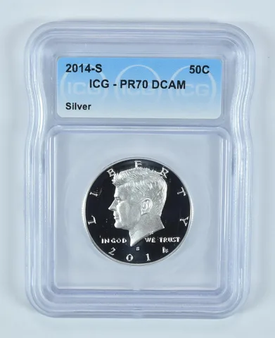 2014-S Kennedy Half Dollar Silver PR70 DCAM ICG