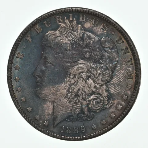 1889 Morgan Silver Dollar- Great Color/Tone a5015