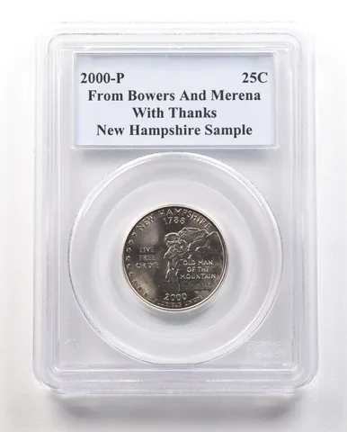 2000-P Washington State Quarters New Hampshire Sample PCGS *4822