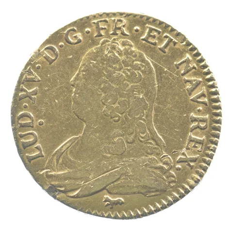 1726 A France Louis d'Or Gold Louis XV a9151