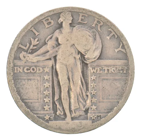 1919-S Standing Liberty Quarter Beautiful Tone *5135