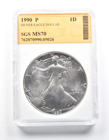 1990 American Silver Eagle a1233