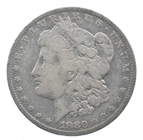 Early - 1880-O Morgan Silver Dollar - 90% US Coin *527