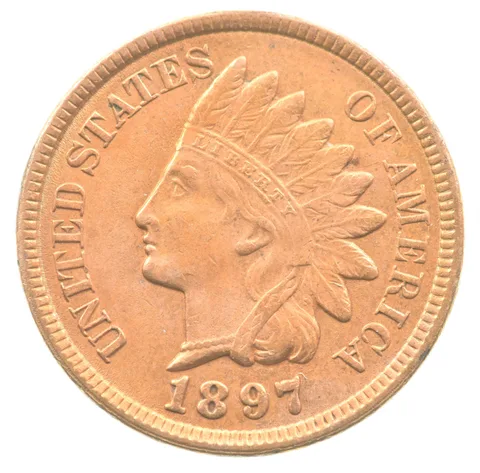 1897 Indian Head Cent *6655