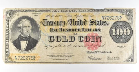 1922 B $100 Gold Certificate Large Note *8346