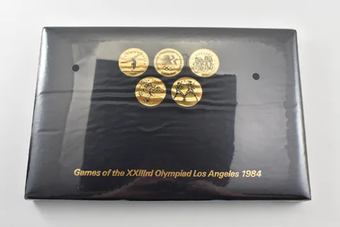 1984 Los Angeles Olympics Commemorative Transit Fare Tokens Sealed *8212
