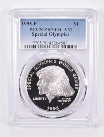 1995-P Special Olympics Commemorative Silver Dollar PR70 DCAM PCGS