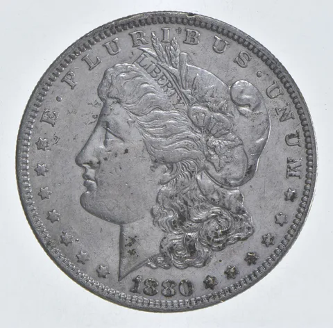 Better 1880 Morgan Silver Dollar - 90% US Coin - Nice Coin *384
