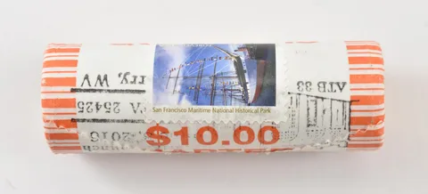 $10 FV 2016 ATB Quarter Harper's Ferry Unc Roll Chuck Taylor Stamped *7056