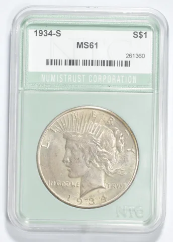 1934-S Peace Silver Dollar *2833