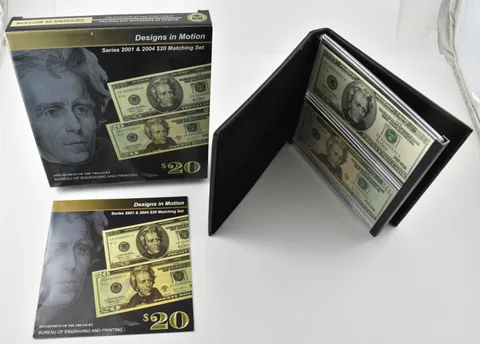 2001/2004 $20 FRN Matching Set Bureau Of Engraving W/ OGP *7906