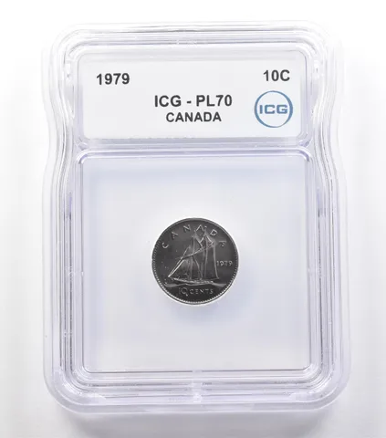 1979 Canada 10 Cents PL70 ICG *2428