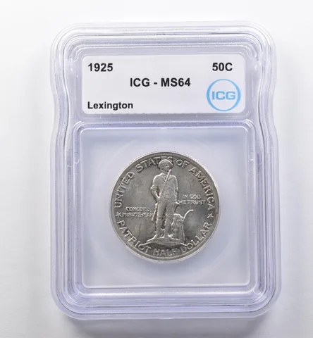 1925 Lexington Commemorative Half Dollar MS64 ICG *2313