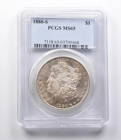 MS65 1880-S Morgan Silver Dollar PCGS *2718