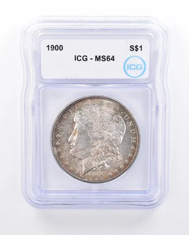 1900 Morgan Silver Dollar MS64 ICG Beautiful Tone a3705