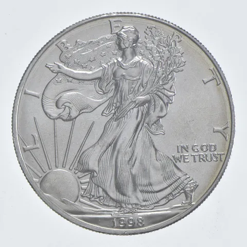 Better Date 1998 American Silver Eagle 1 Troy Oz .999 Fine Silver *728