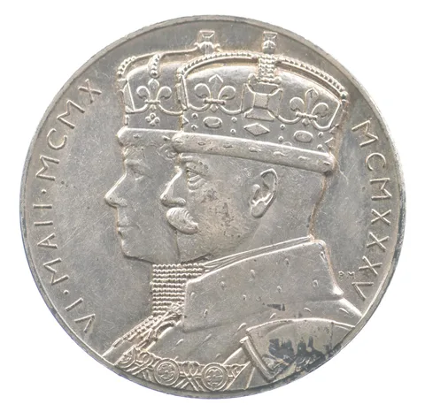 1935 Great Britain Silver Jubilee George V & Mary *0030