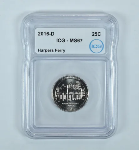 2016-D Washington Quarter ATB Harpers Ferry MS67 ICG