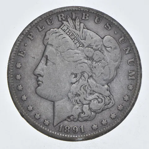 Early - 1891-O Morgan Silver Dollar - 90% US Coin *051