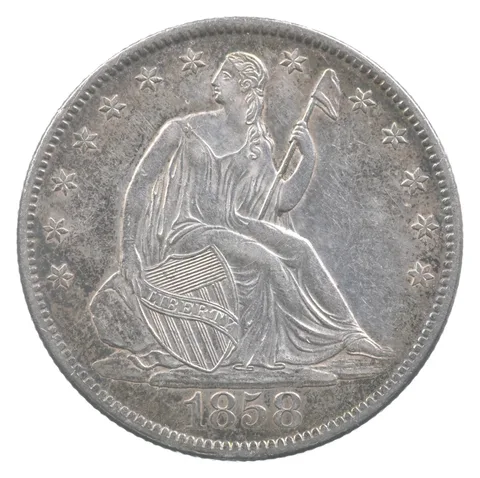 1858-O Seated Liberty Half Dollar *6703