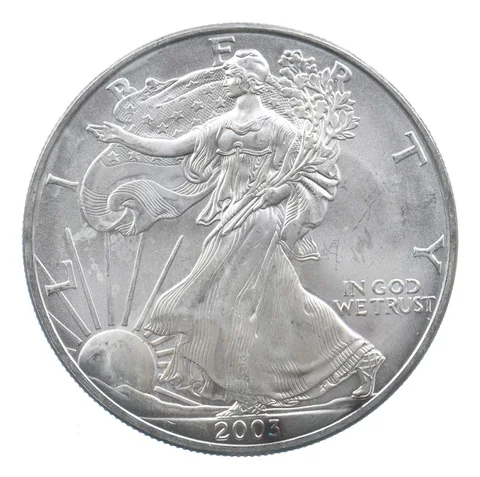 Better Date 2003 American Silver Eagle 1 Troy Oz .999 Fine Silver *609