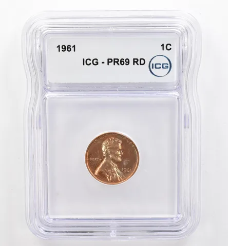 1961 Lincoln Memorial Cent PR69 RD ICG Beautiful Tone *9570