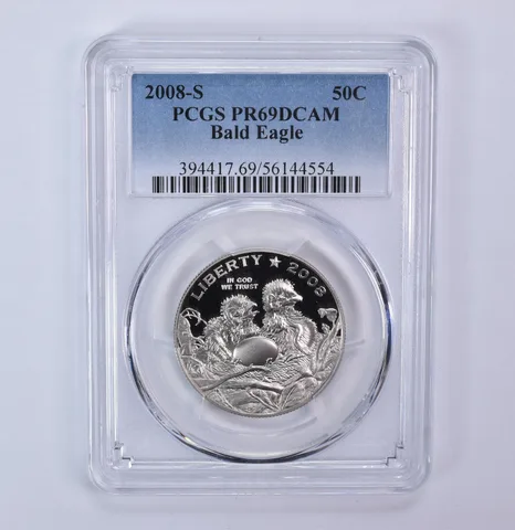 2008-S Bald Eagle Commemorative Half Dollar PR69 DCAM PCGS