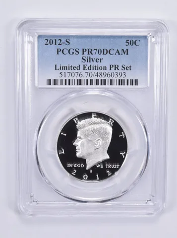 2012-S Kennedy Half Dollar Silver Limited Edition Set PR70 DCAM PCGS