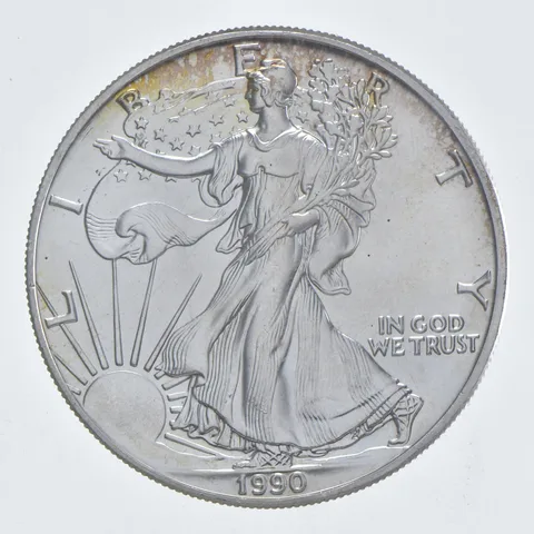 Better Date 1990 American Silver Eagle 1 Troy Oz .999 Fine Silver *734