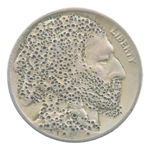 ND Indian Head Buffalo Nickel Hobo Nickel *4808