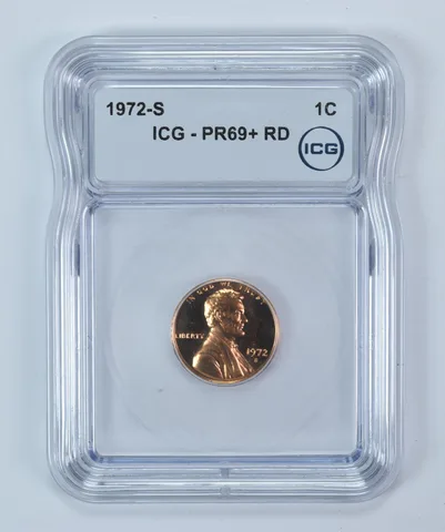 1972-S Lincoln Memorial Cent PR69+ RD ICG